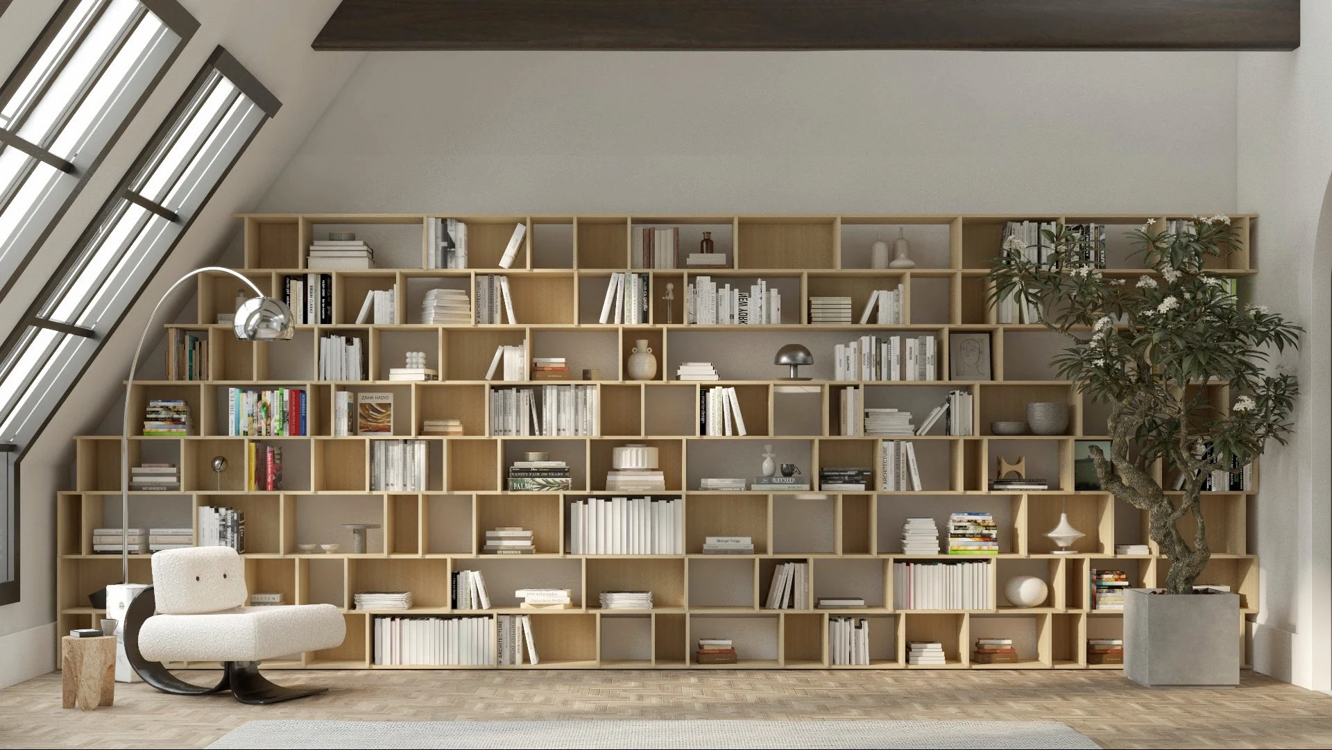The Perfect Bookshelf architectural modular shelving